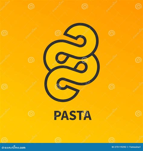 Pasta Logo, Italian Food, Element for Menu Stock Vector - Illustration ...