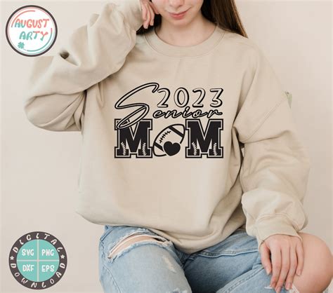 Senior Football Mom 2023 Svgdistressed Football Mom - Etsy