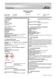 Safety data sheet Ammonia, anhydrous. - Linde Gas