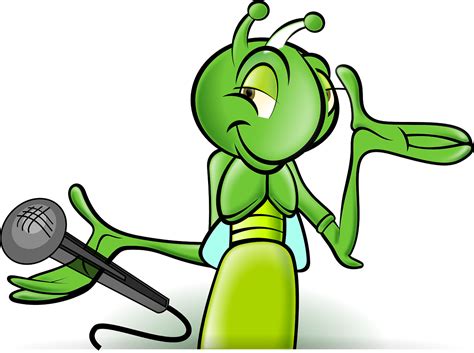 Download Cricket, Microphone, Cartoon. Royalty-Free Vector Graphic ...