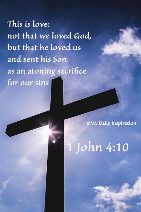 God sent his Son as an atoning sacrifice for our sins