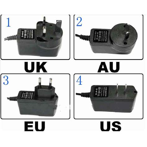 4 Type Power Plug Adapter Uk Au Eu Us Plug Optional Uk Power Plug Us ...