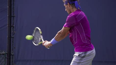 Rafael Nadal Forehand and Backhand In Super Slow Motion 4 - 2013 ...