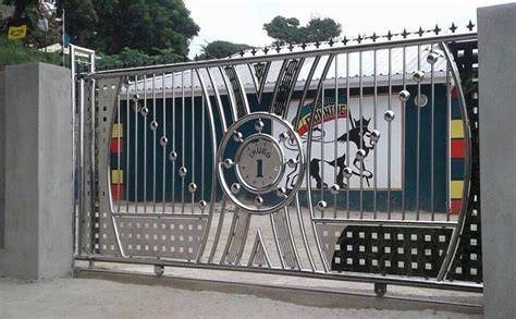 Manufacture and supply of Stainless Steel Gates and Sliding Gates | Steel gate design, Steel ...