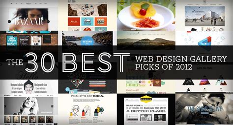 The 30 Best Web Design Gallery Picks of 2012