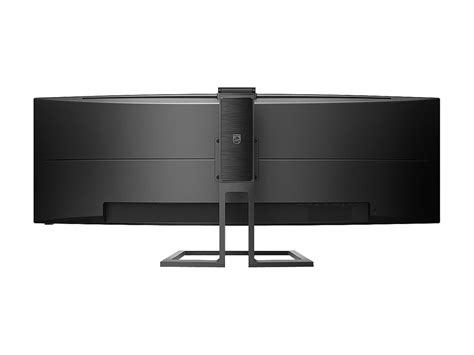 Philips 499P9H 49" SuperWide Curved Monitor, Dual QHD 5120 x 1440 32:9, USB-C Docking, KVM ...