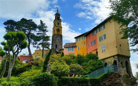 Portmeirion Architecture stock photo. Image of italy - 65647904