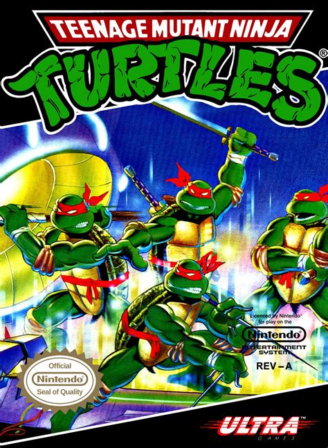 Teenage Mutant Ninja Turtles (1990) Tmnt Games, Nes Games, Arcade Games, Pinball Games, Mario ...