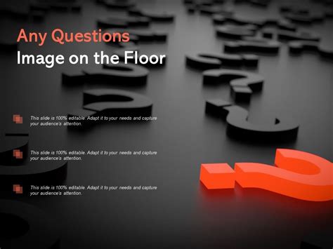 Any Questions Image On The Floor | Presentation PowerPoint Templates ...