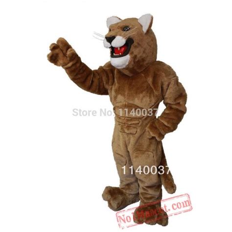 Carnival Costume Fancy Costume Deluxe Material Cougar Mascot Costume