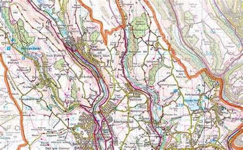 Caerphilly County Map | I Love Maps