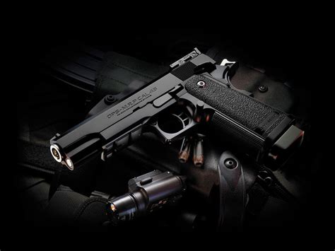 Download wallpaper: gun, pistol SWAT, wallpapers for desktop, download ...