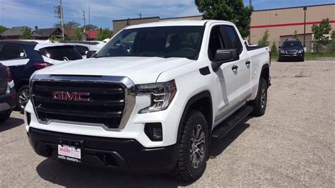 2019 GMC Sierra 1500 4WD Double Cab X31 Off Road Power Tailgate White Oshawa ON Stock #191265 ...