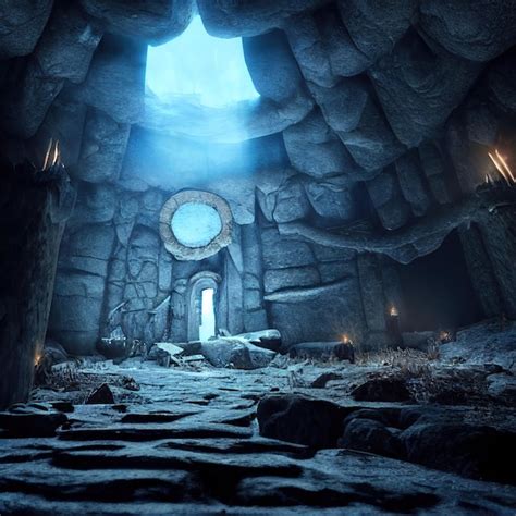 Premium Photo | Skyrim yngol barrow an ancient nordic tomb dungeon