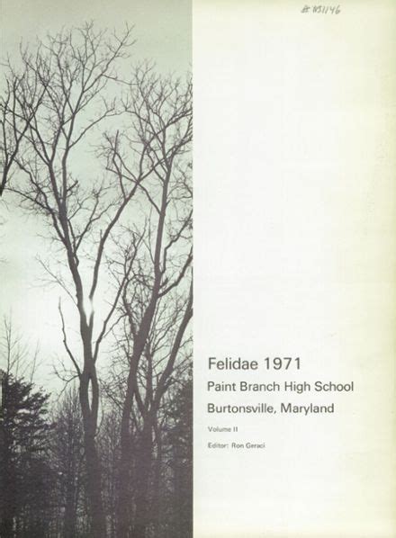 Explore 1971 Paint Branch High School Yearbook, Burtonsville MD - Classmates