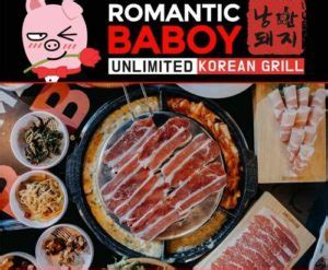 ROMANTIC BABOY BRANCHES & MENU (Complete List)