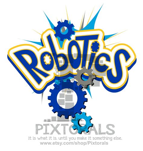 Robotics logo Science Graphics Edgy EPS file Vector