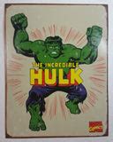 2007 Marvel Comics The Incredible Hulk Character 12" x 16" Tin Metal S ...