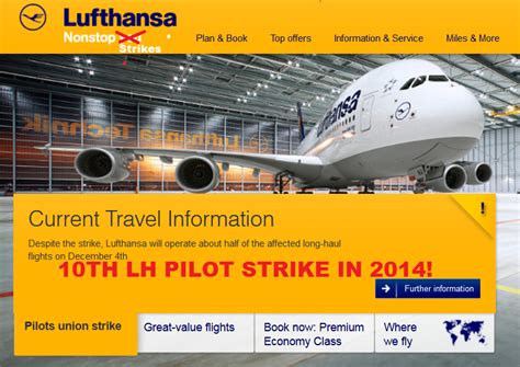 Lufthansa Pilot Strike December 4, 2014 Half Of The Long-haul Flights Affected - LoyaltyLobby