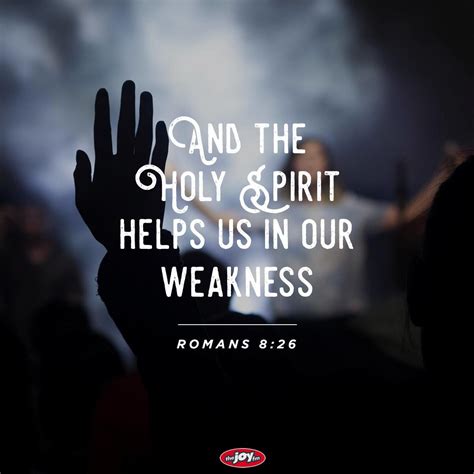 Verse of the Day - Romans 8:26 | The JOY FM