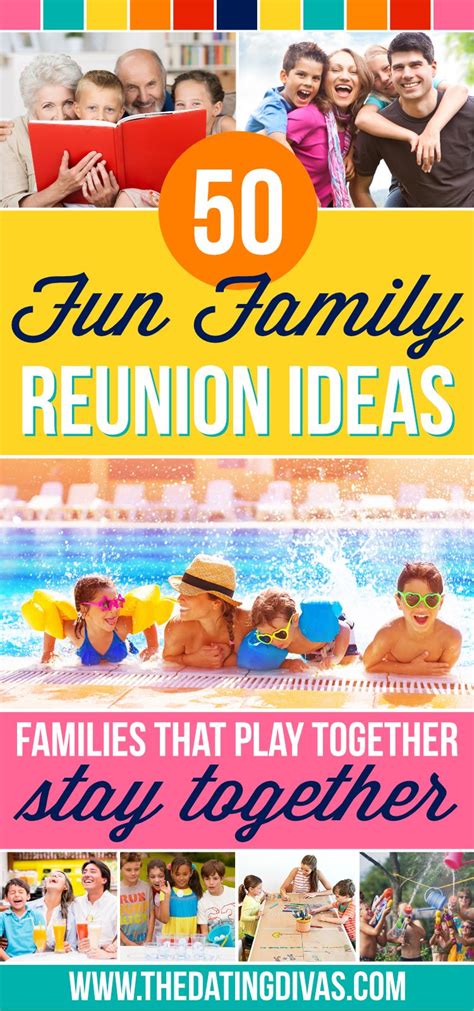 I can't wait for our next family reunion - all of these awesome ideas ...