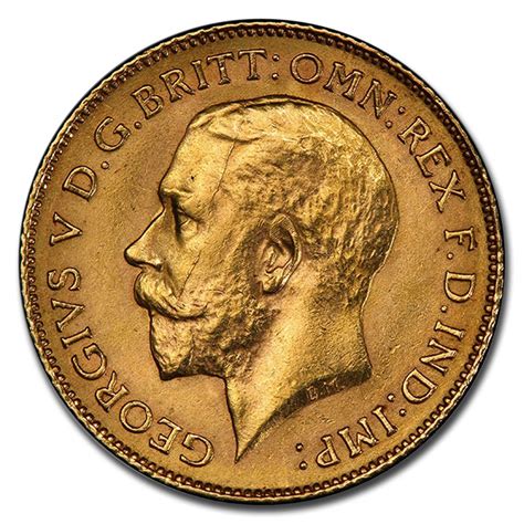 Buy 1918-P Australia Gold Half-Sovereign George V MS-62 PCGS | APMEX