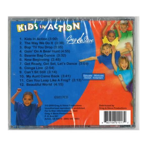 Greg & Steve Productions Greg & Steve: Kids in Action CD, 1 Count - Kroger