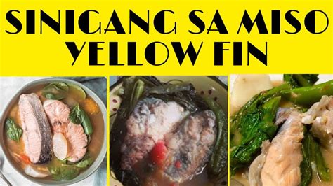 SINIGANG SA MISO(YELLOW FIN/TAMBAKOL)#SINIGANGASIM #FISH #PINOYULAM #SARAPTALAGA #Tarakain - YouTube