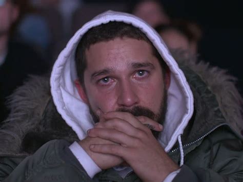 Shia LaBeouf Watching All of His Movies on Live Stream