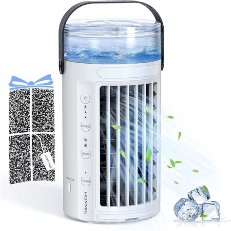 Climatiseur Portable,Hommie 5 en 1 Mini Refroidisseur D'air de 400 ML,Humidificateur D'air ...