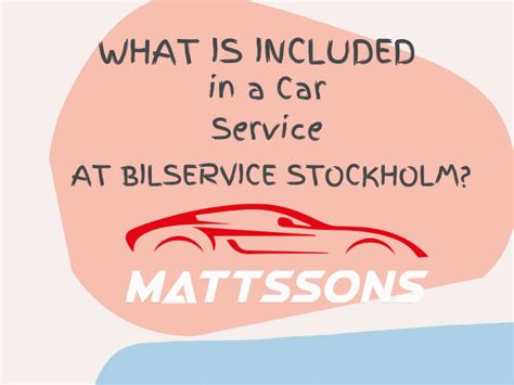 What is included in car service? by Mattsson on Dribbble