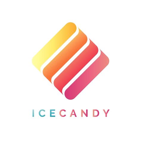 Premium Vector | Ice candy logo