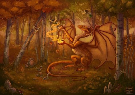 Autumn Dragon | Dragon pictures, Dragon day, Mythological creatures