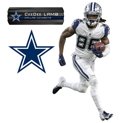 Dallas Cowboys: CeeDee Lamb - Officially Licensed NFL Removable Adhesi ...