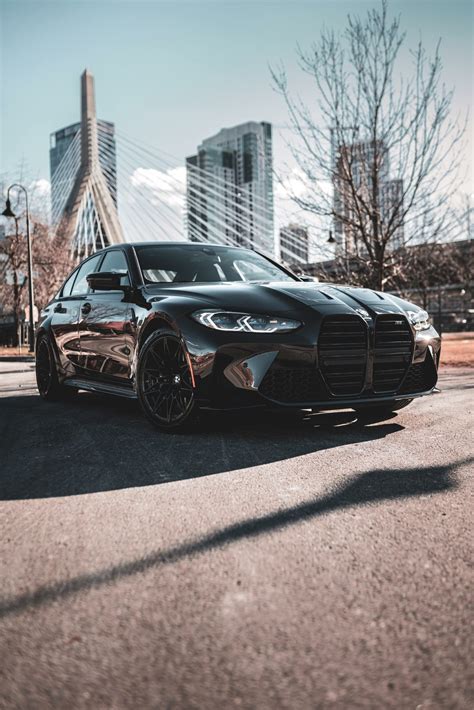 The new 2021 BMW M3 shows up in Sapphire Black Metallic