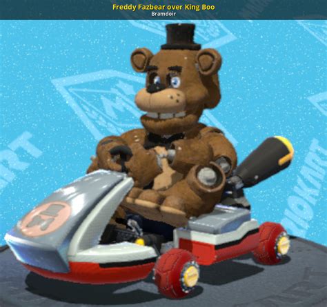 Freddy Fazbear over King Boo [Mario Kart 8 Deluxe] [Mods]