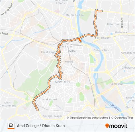 207 Route: Schedules, Stops & Maps - Arsd College / Dhaula Kuan (Updated)