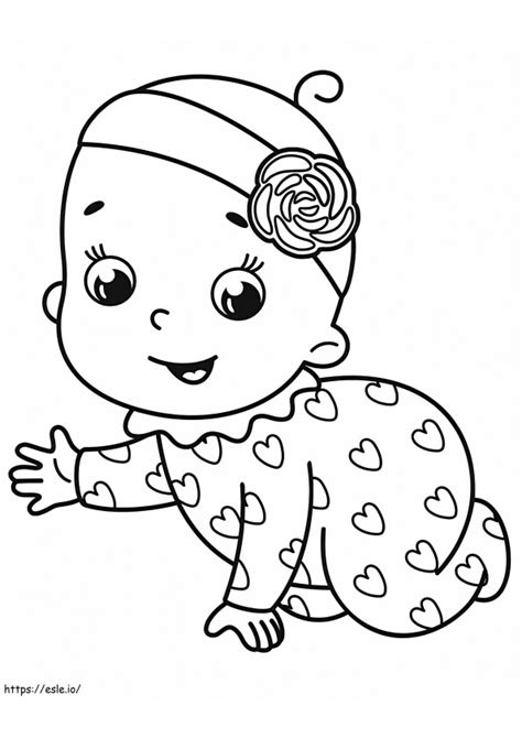 Baby Girl coloring page