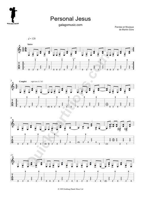 Personal Jesus Guitar Chords