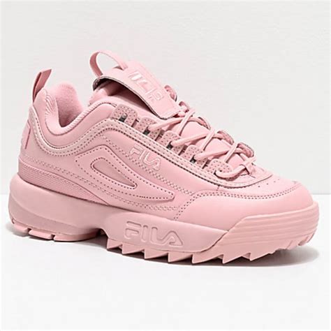 Pink Fila Disruptor II Premium | Casual shoes women sneakers, Cute womens shoes, Cute girl shoes