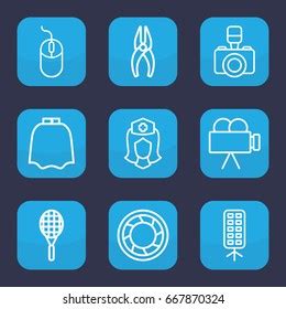 Professional Icon Set 9 Outline Professional Stock Vector (Royalty Free) 667870324 | Shutterstock