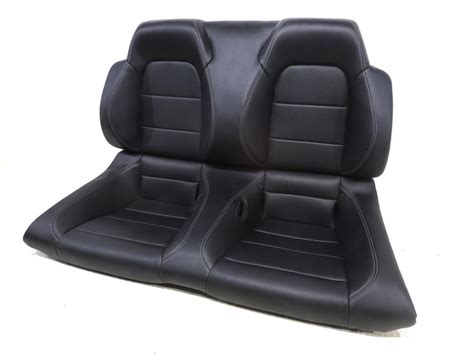 Oem Ford Mustang Gt Convertible Leather Rear Seat Black 2015 2016 2017 ...