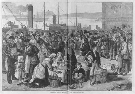 "Emigrants leaving Queenstown [Ireland] for New York," 1874 | State Historical Society of Iowa