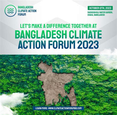 Bangladesh Climate Action Forum to be held on October 12