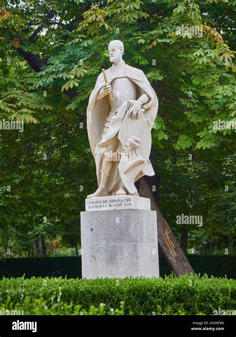 Statue of the King Carlos I from Spain and V of Germany, Holy Roman ...