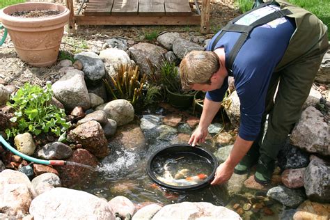 Spring cleaning the pond :: Visit us at outdoorwatersolutions.com for a variety of products for ...