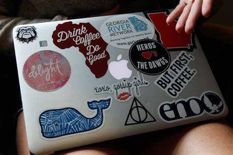 Through laptop stickers, students find outlet for personal expression | Culture | redandblack.com