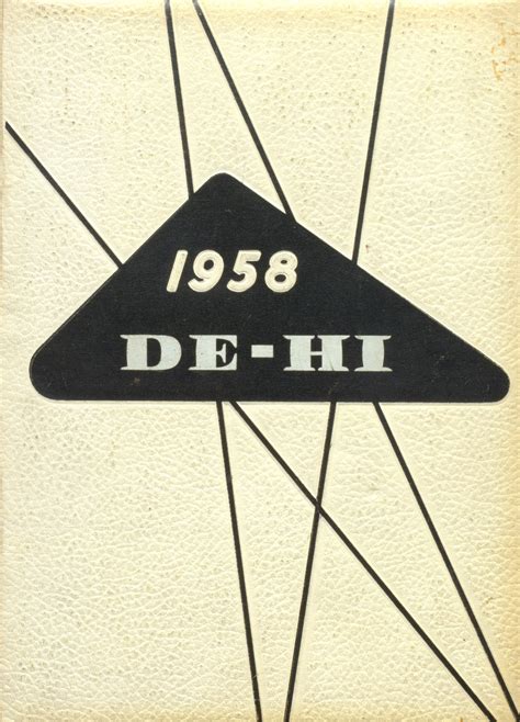 1958 yearbook from Deshler High School from Deshler, Ohio