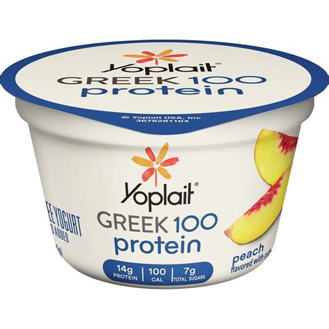 Yoplait® Gluten Free Greek 100 Protein Yogurt Single Serve Cup Peach 5.3 oz | General Mills ...