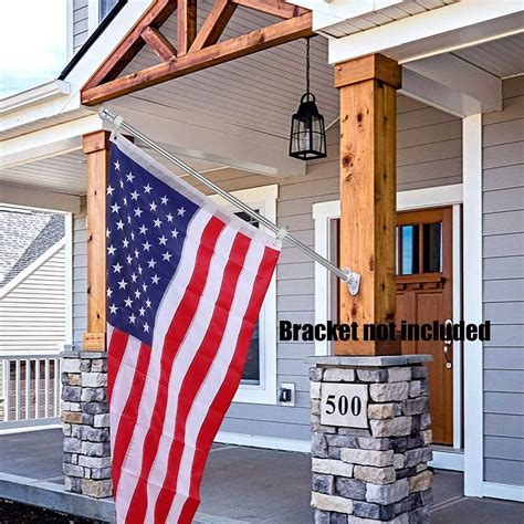 Flag Pole 6FT Black Flag Pole for House Porch Rust Stainless | Etsy